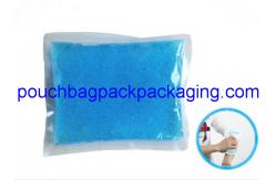 China Plastic ice pack bag, poly ice pack bag, matte printing, food grade supplier