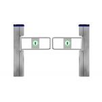 SUS304 DC24V Swing Barrier Turnstile RS232 With LED Indicator for sale