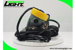 China 15000lux High Brightness LED Miners Cap Lamp 6600mAh Rechargeable Batteries 2A Fast Charge supplier