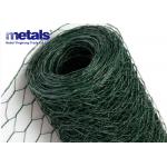 PVC Coated Chicken Hexagonal Wire Mesh Netting Green 1 Hole OEM