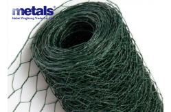 China PVC Coated Chicken Hexagonal Wire Mesh Netting Green 1 Hole OEM supplier