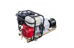 China 5000kg 5Ton Petrol Cable Pulling Winch Machine With Belt Driven supplier