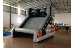 China Different colours inflatable basketball shooting games for children supplier