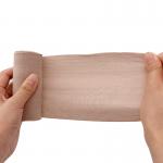 Bleached Unbleached Skin Color Medical High Elastic Bandage Width 5 7.5 10 15cm for sale