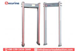 China IP55 Waterproof Security Walk Through Gate , Metal Detector Security Doors supplier