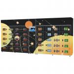 Market Shopping Refrigerated Cabinet Locker LED Mall Using Smart for sale