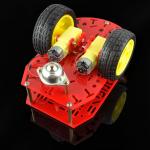 4WD Plastic Transparent Wheel Smart Car Chassis Kit For Mecanum