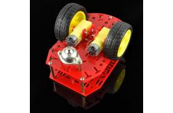 China 4WD Plastic Transparent Wheel Smart Car Chassis Kit For Mecanum supplier