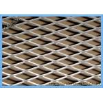 Rodent Proof Decorative Heavy Duty Cladding Decorative Expanded Metal Mesh / Expanded Aluminum Mesh for sale