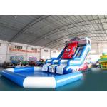Huge Inflatable Water Parks With Swimming Pool /  Kids Water Slide for sale