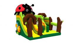 China Commercial Grade Inflatable Ladybug Bouncer Jumping Castle Inflatable Combo supplier
