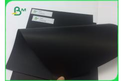 China 100% Wood Pulp Laminated Solid Black Cardboard For Hard Book Cover supplier