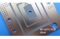 China 20mil High Frequency PCB RF-35TC Printed Circuit Boards With Immersion Gold supplier