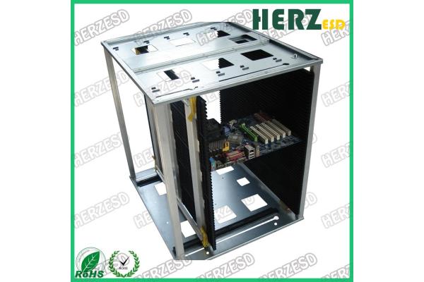 Width 5.5mm Antistatic ESD Magazine Rack With 103 - 109 Surface Resistance