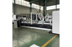 China Servo Motor Folding Carton Gluer Automatic Mini Stapler Stiching supplier