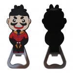 Laser Engraved PVC Bottle Opener Soft Enamel Optional Dual Plating for sale