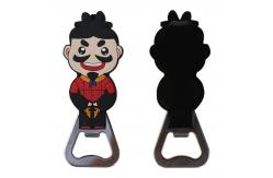 China Laser Engraved PVC Bottle Opener Soft Enamel Optional Dual Plating supplier