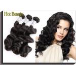 Unprocessed Virgin Peruvian Hair Extensions Natural Wave Virgin Human Hair for sale