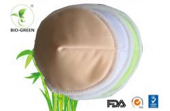 China Organic Cotton Bamboo Nursing Pads With Contoured Shape Ultra Thin And Soft supplier