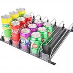 Fridge Freezer Grocery Store Cold Beverage Cans Gravity Feed Roller Shelf for sale