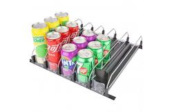 China Fridge Freezer Grocery Store Cold Beverage Cans Gravity Feed Roller Shelf supplier