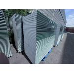 High Load Bearing Grass Pattern Foam Core Construction Fence Panel Weatherproof UV-Protected for Outdoor Durability for sale