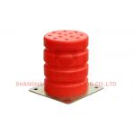 Red Elevator Safety Components Parts PU Buffer Size 14 - 16 mm for sale