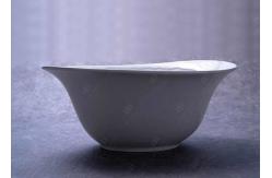 China Porcelain Irregular Starter Deep White Soup Bowls 10'' 12'' supplier
