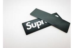 China Debossed PVC Silicone Rubber Labels OEKO-TEX PVC Rubber Patch supplier