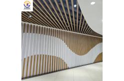 China Square tube linear suspension metal aluminum ceiling decoration fireproof supplier