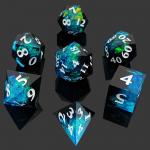 Two -Color Custom DND RPG Dice Set D6 D20 7 Mold Polyhedron Set for sale