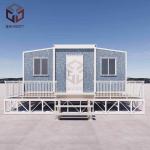 Customizable Modular House with Balcony and Stairs