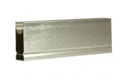 China Electrophoresis Anodizing Aluminum Curtain Wall Profile Extruded Brushed Surface supplier