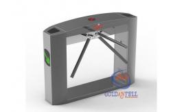China Semi Automatic Tripod Access Control Turnstiles Shock Absorption Motor Low Noise supplier