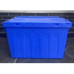 Impact Resistance Plastic Attached Lid Containers For Industrial