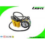 10.4Ah Flashing Led Mining Cap Lights Aluminum Cup ABS PC 25000Lux for sale