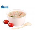 150oz Eco Friendly Disposable Paper Products Kraft Paper Soup Salad With Lid for sale