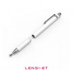 2 In 1  Passive Touch Pen  Silver Black Pink White Tablet Phone Touching Pen for sale