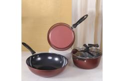 China Non Stick  Multifunctional Kitchen Cast Iron Cookware Set With Bakelite Handle supplier