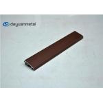 Powder Coating RAL Color  Wood Grain Aluminum Profiles For Office Building Partition for sale