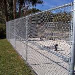 High Security ISO Chain Link Mesh Fencing 5 Foot 6 Foot 8 Foot Galvanized for sale