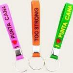 Silicone Rubber Key Chains，Factory customized color silicone keychains, bracelets and other silicone crafts for sale