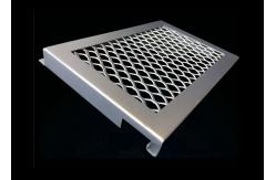 China Aluminum Expanded Metal Mesh For Cladding , Frame Expanded Metal Screen Facade supplier