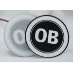 Round Soft Iron On Tatami Patch Custom Clothing Patch With Hot Melt Glue