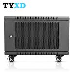 Mesh Door Wall Mount Rack Enclosure Server Cabinet With Adjustable Mounting Rails