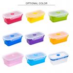 FDA Approved Portable Mini Silicone Collapsible Lunch Box