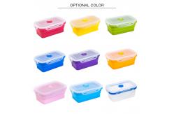 China FDA Approved Portable Mini Silicone Collapsible Lunch Box supplier