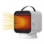 PTC Safe Heating Mini Electric Fan Heater Adjustable Tilt Oscillating Radiant for sale
