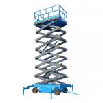 6m-18m Electric Lifting Platform Fixed Scissor Lifter With Outrigger For Loading Unloading for sale