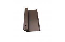 China 196mm Solid Aluminum Profile Furniture Pull Handle Replacement Hardware supplier